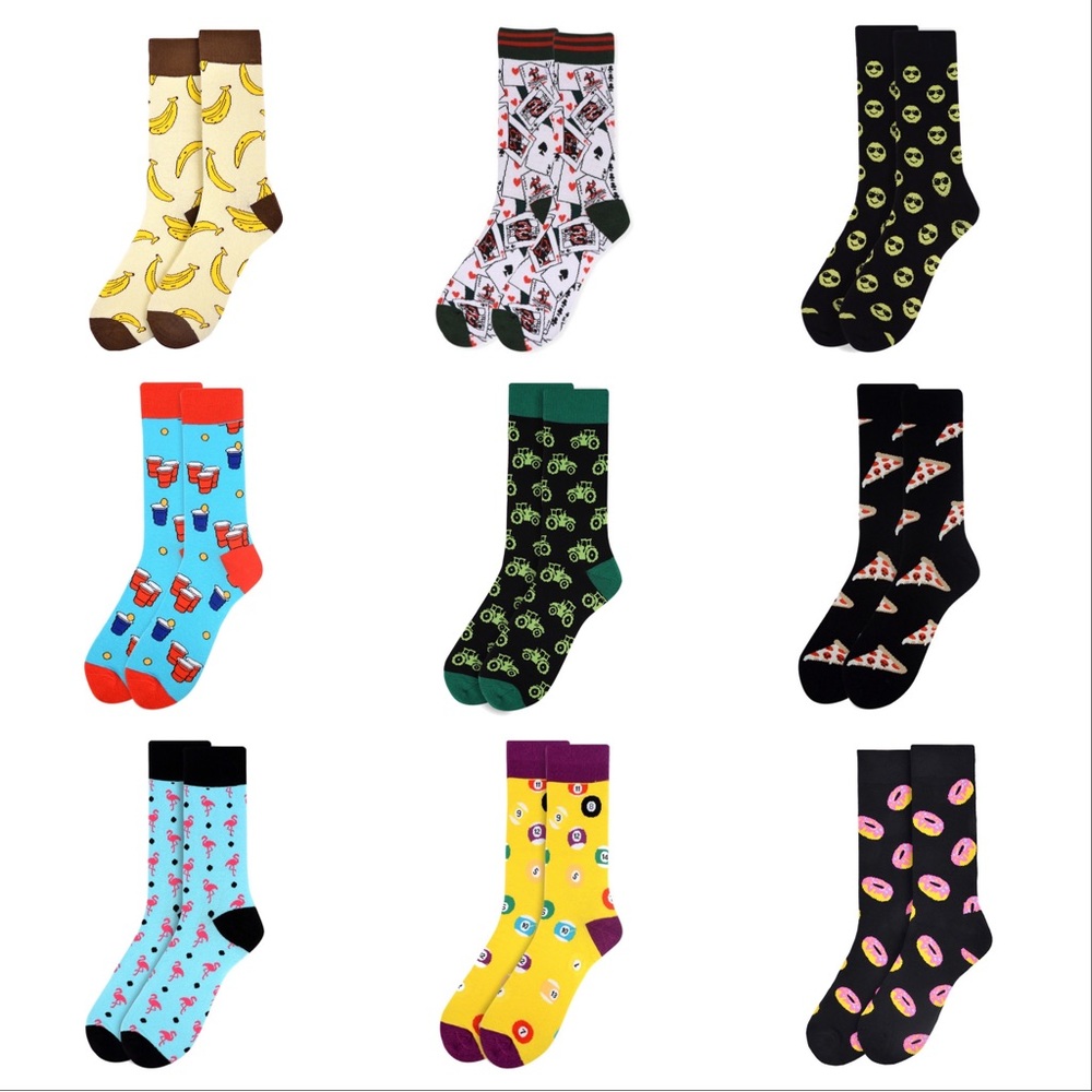 BUY 2 GET 1 FREE - Men’s Theme Novelty Socks - Picture 2 of 6